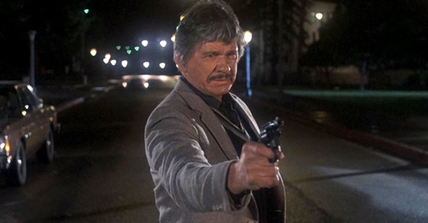 Detective Leo Kessler (Charles Bronson) come to sort out business in 10 to Midnight (1983)