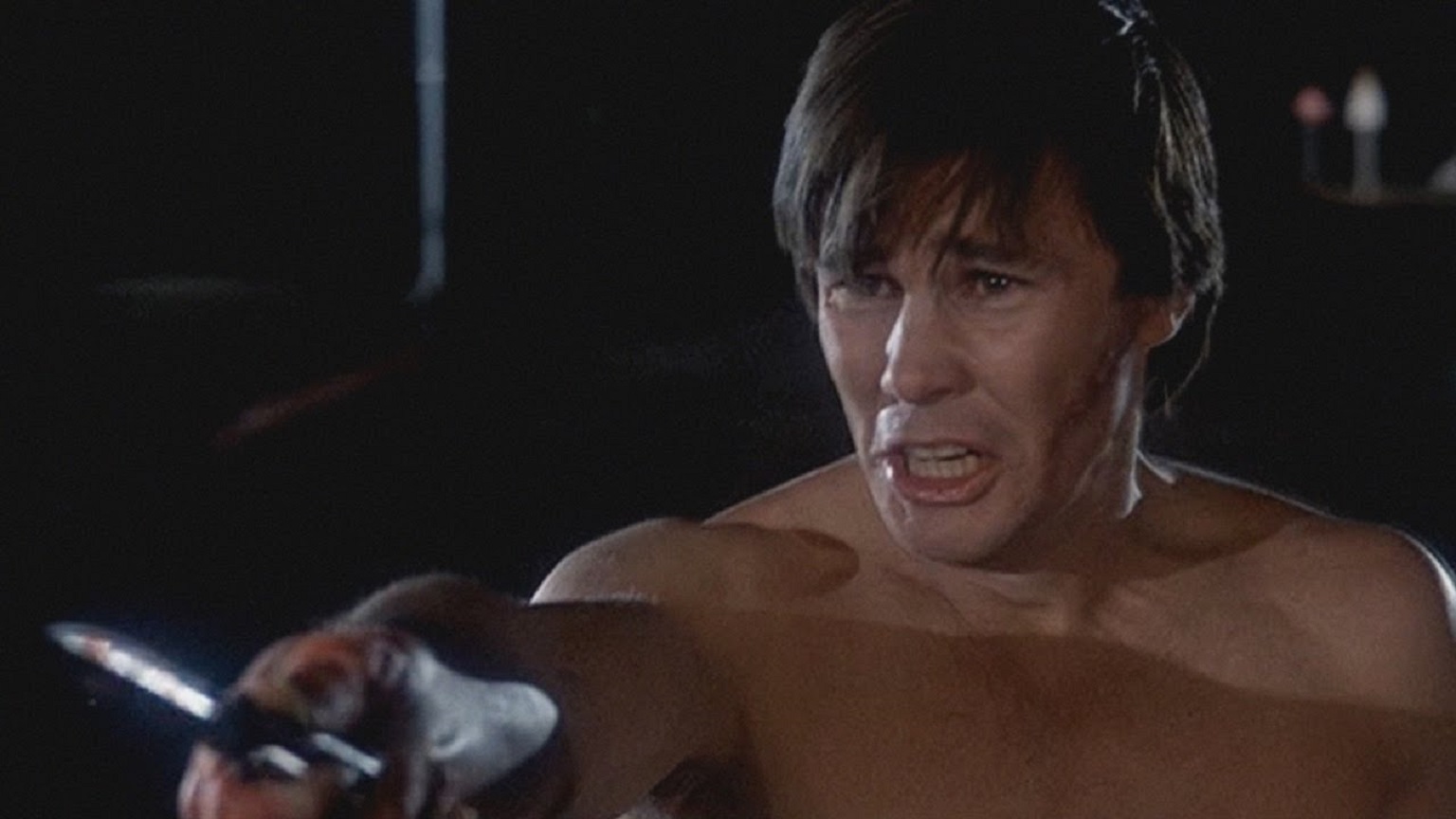 Psycho Warren Stacey (Gene Davis) in 10 to Midnight (1983)