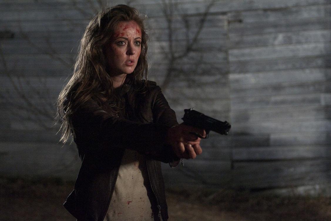 Katharine Isabelle faces zombies in 13 Eerie (2013)