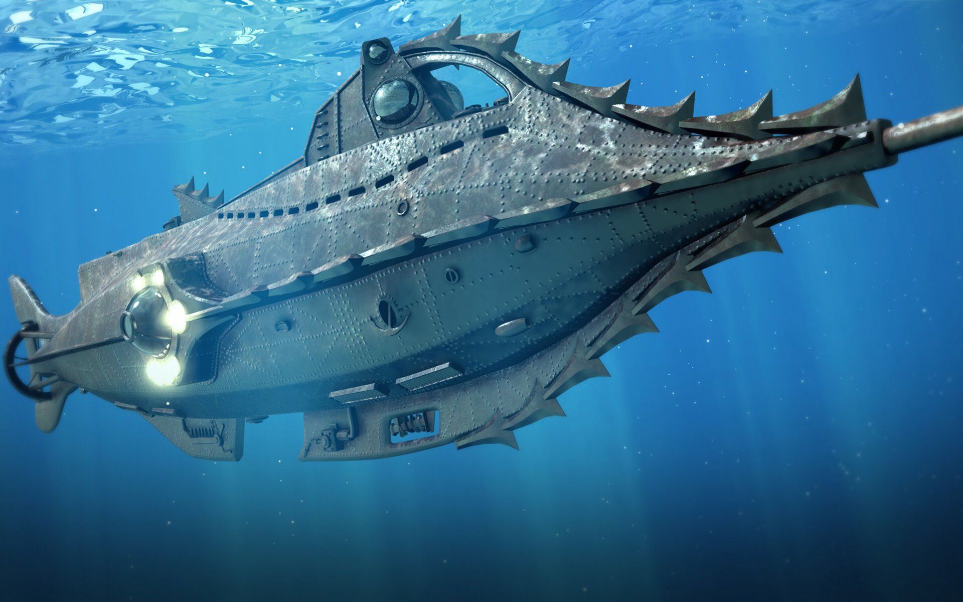 The Nautilus in 20,000 Leagues Under the Sea (1954)