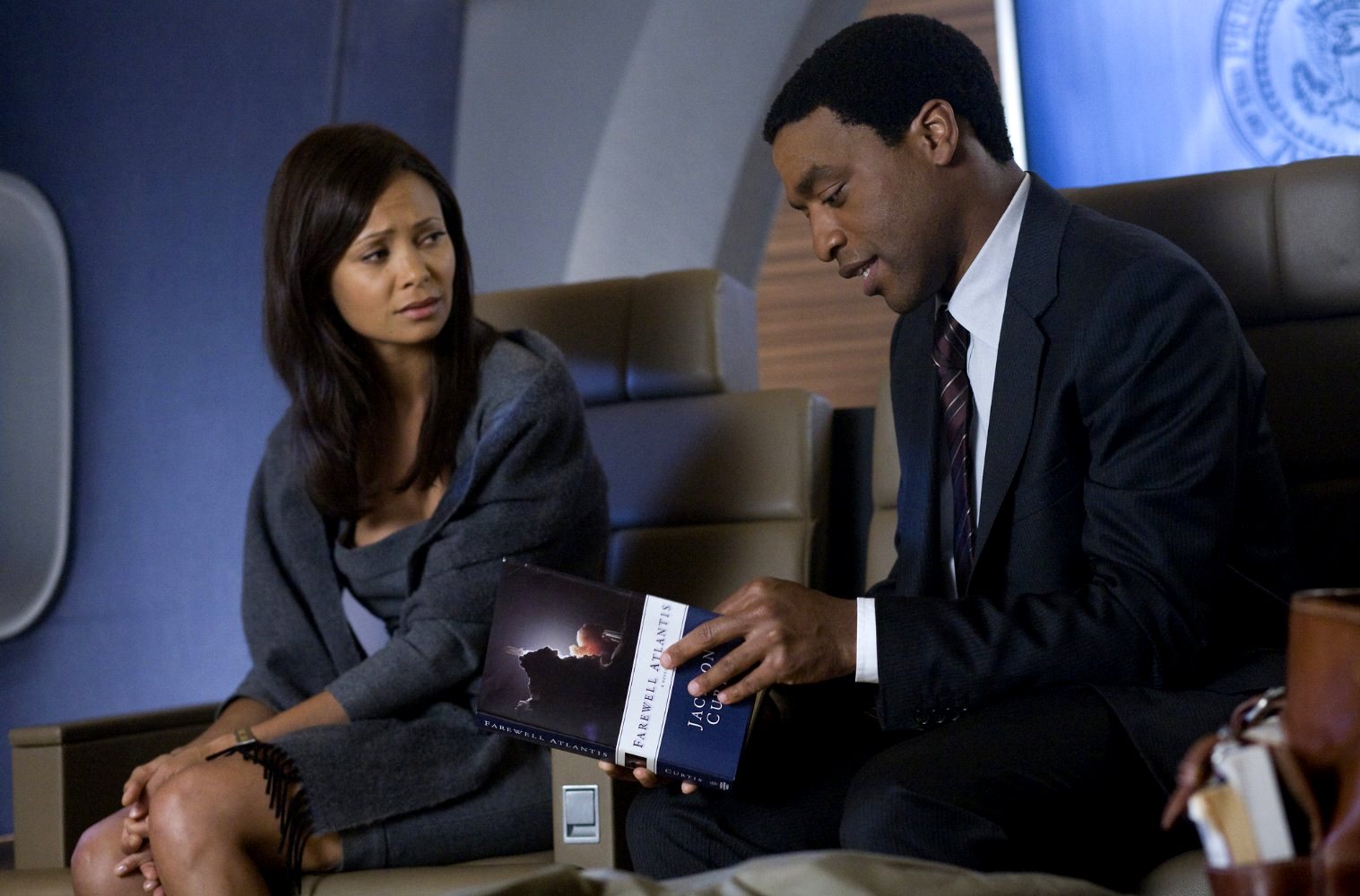 Thandie Newton with Chiwetel Ejiofor as the Obama stand-in in 2012 (2009)