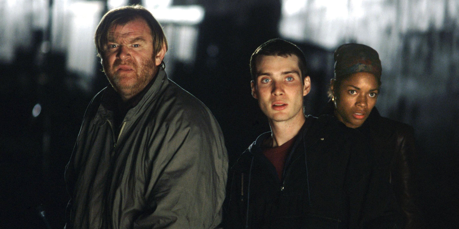 Brendan Gleeson, Cillian Murphy, Naomie Harris in 28 Days Later (2002)