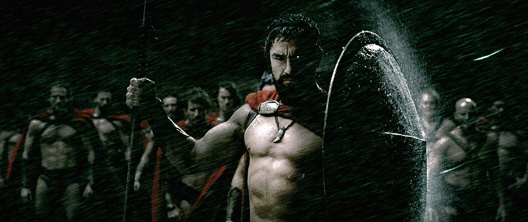 Gerard Butler leads the Spartans to war in 300 (2007)