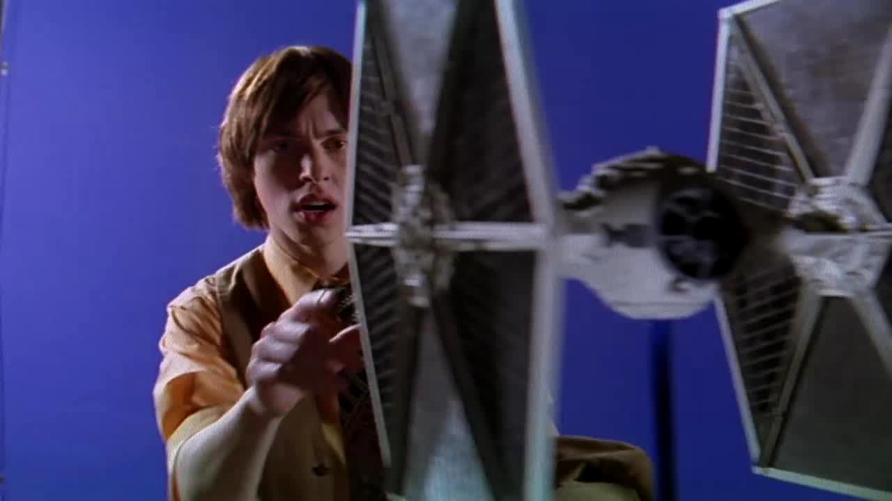 Pat Johnson (John Francis Daley) conducts a tour of the Industrial Light and Magic workshop in 5-25-77 (2022)