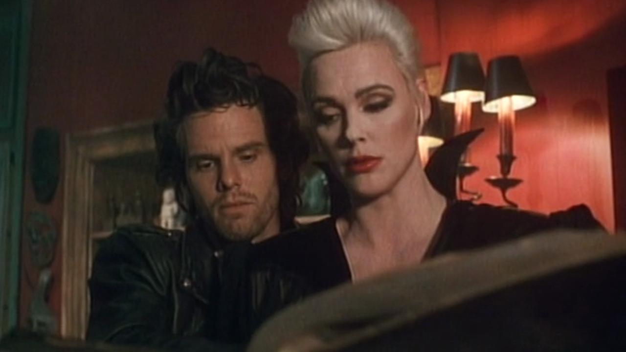 Patrick O’Bryan and Brigitte Nielsen in 976-Evil II (1991)