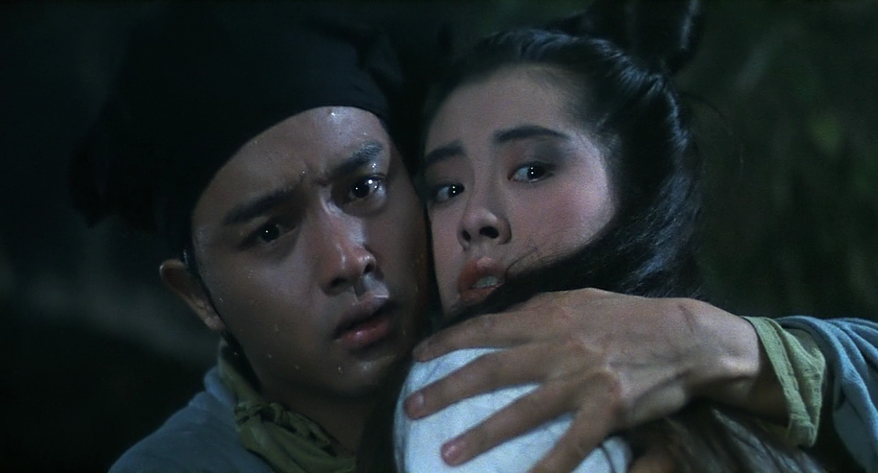 Leslie Cheung and Joey Wong in A Chinese Ghost Story (1987 )