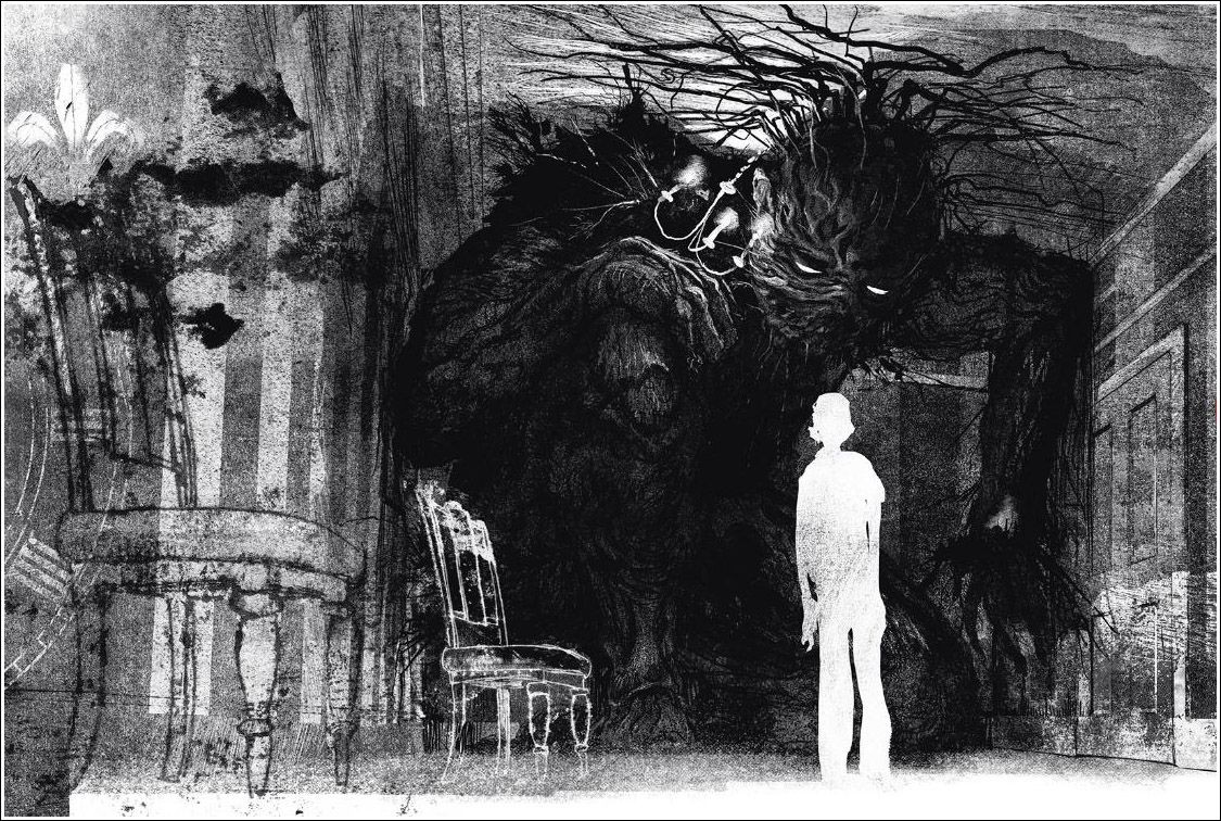 Jim Kay's original artwork in A Monster Calls (2016)