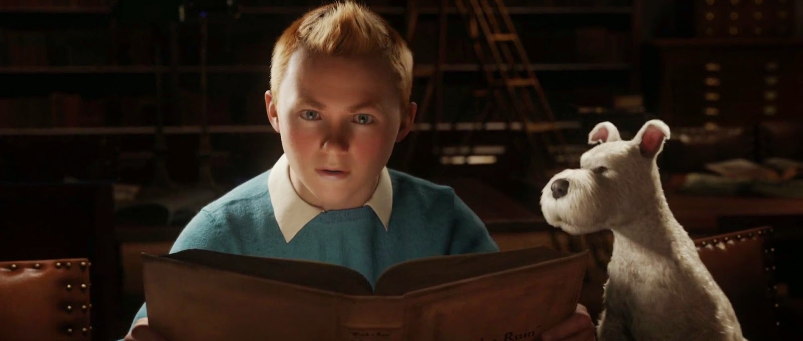 Tintin and Snowy in The Adventures of Tintin (2011)