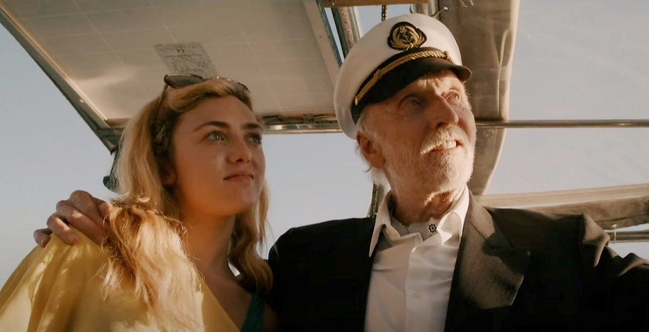 Aileen Wuornos (Peyton List) and Lewis Fell (Tobin Bell) in Aileen Wuornos: American Boogeywoman (2021)