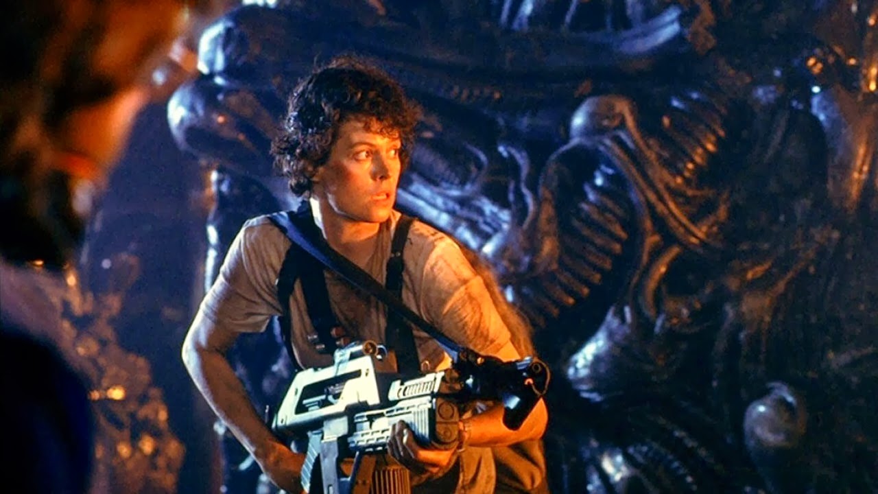 Sigourney Weaver in Aliens (1986)