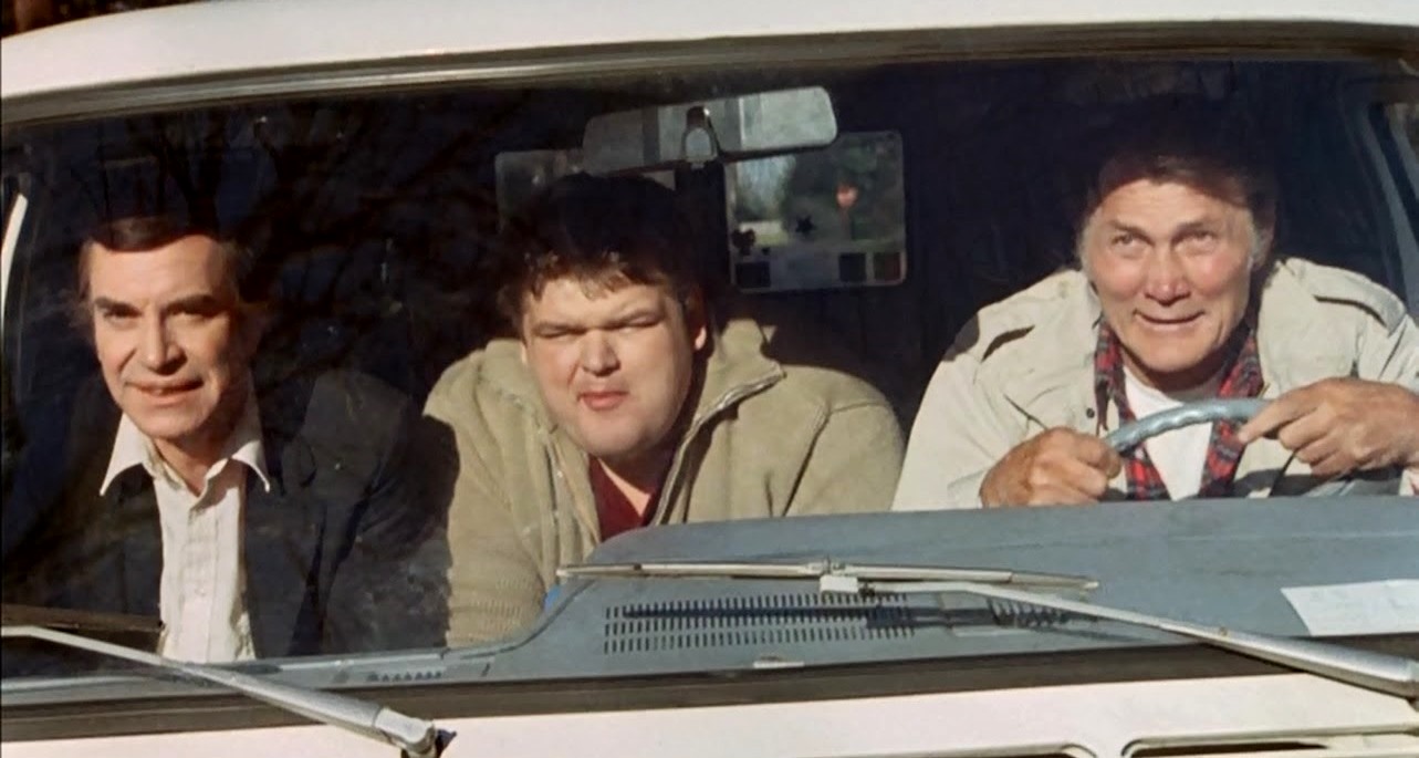 Escaped maniacs - (l to r) Martin Landau, Erland Van Lidth and Jack Palance in Alone in the Dark (1982)