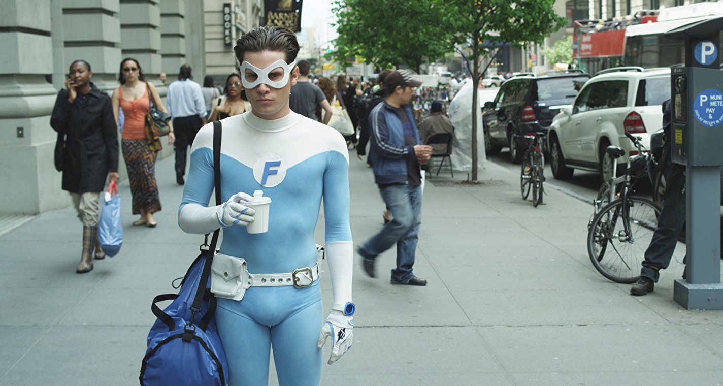 Kris Lemche as Fridge - superheroes in everyday situations in Alter Egos (2012)