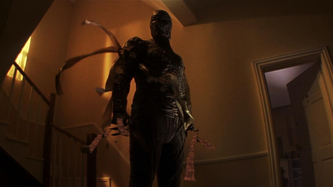 The revived Aztec mummy (Anton Falk) in Ancient Evil: Scream of the Mummy (1999)