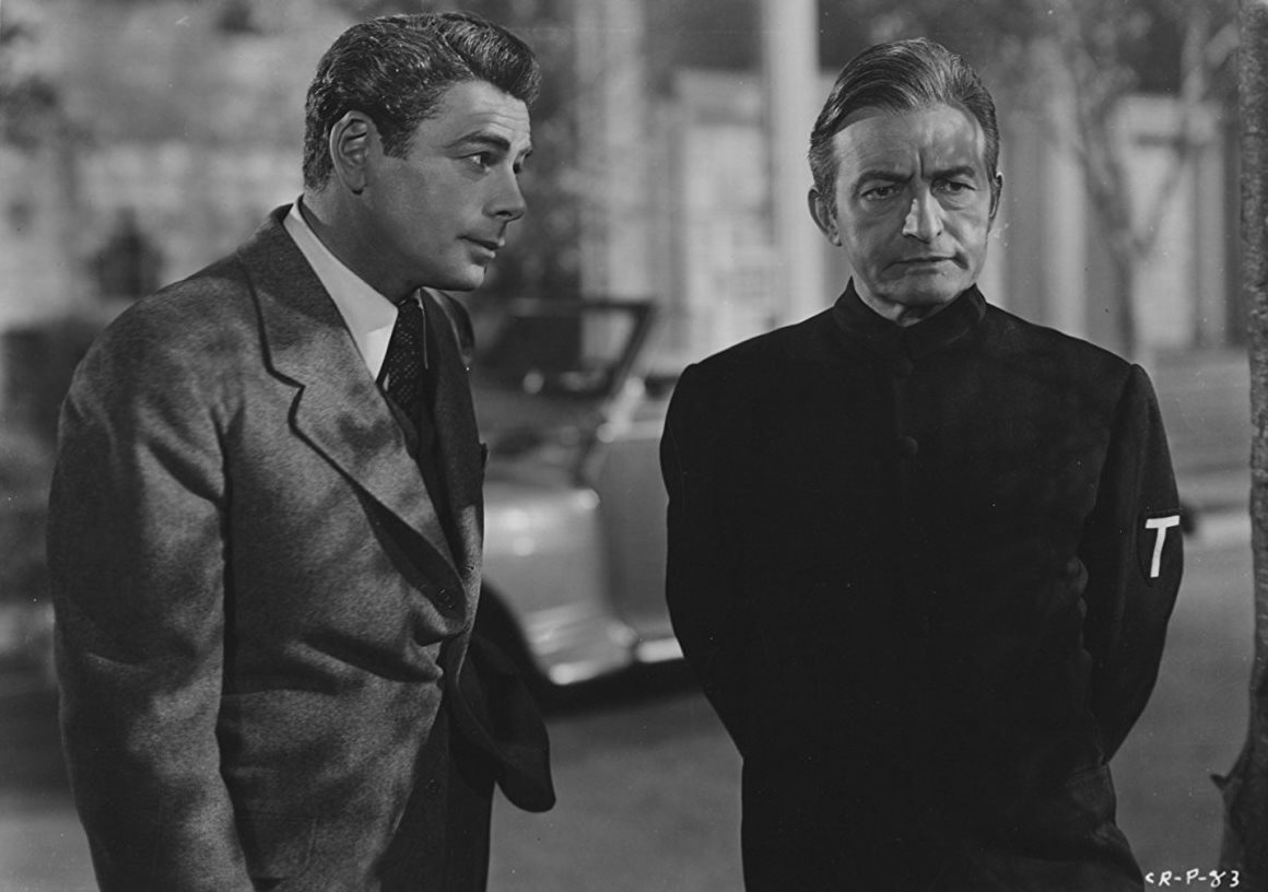 Paul Muni, Claude Rains in Angel on My Shoulder (1946)