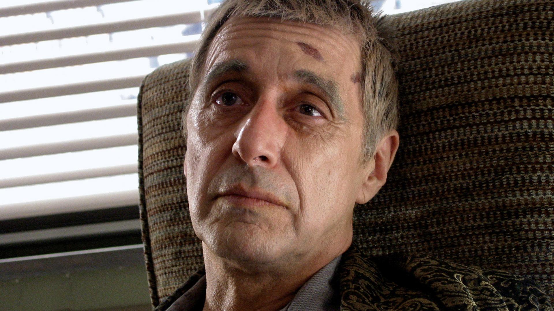 Al Pacino as Roy Cohn, the real-life conservative lawyer who disguised his own life as a gay man and death of AIDS in Angels in America (2003)