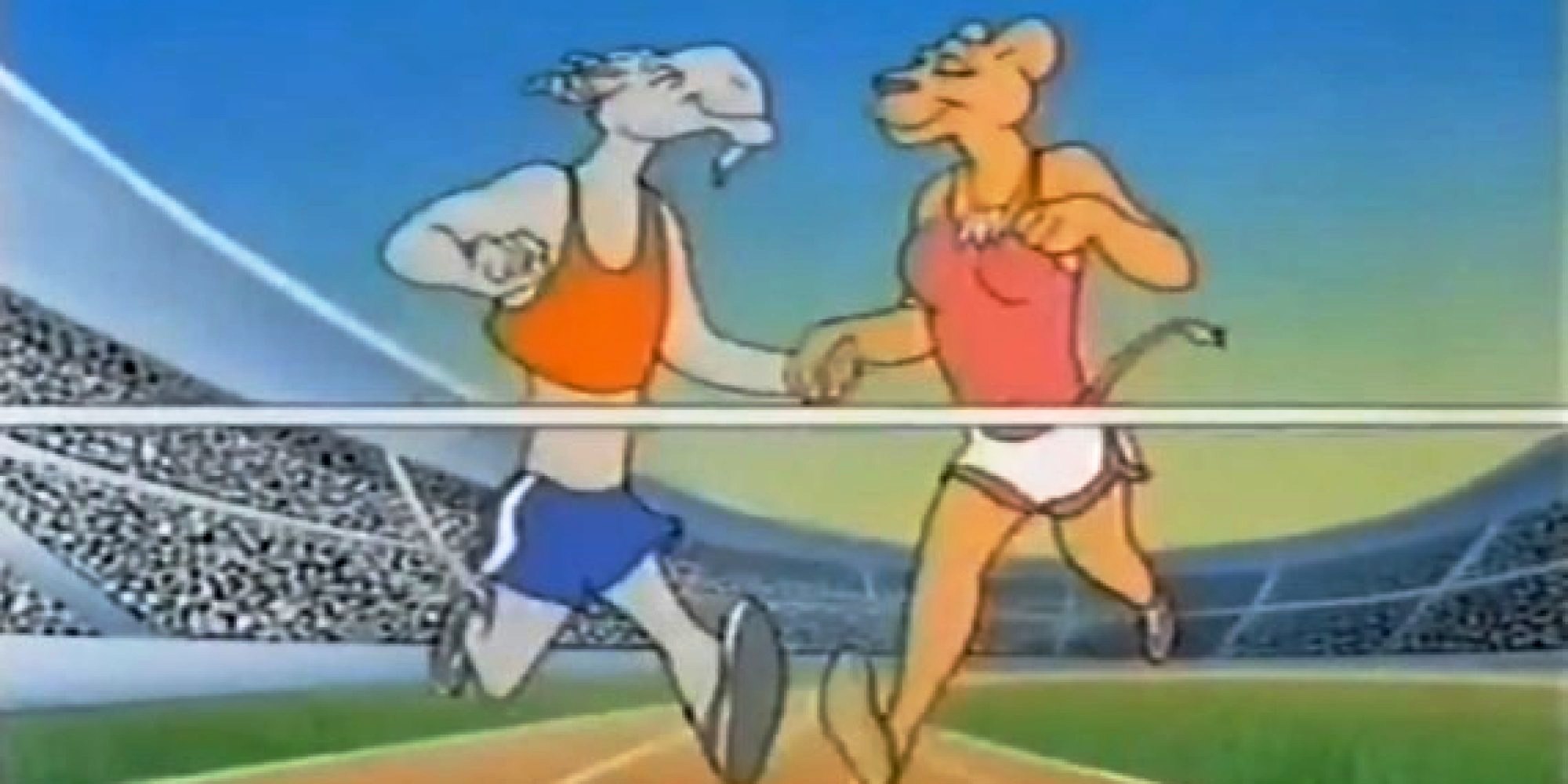 Talking animals engaged in various sports in Animalympics (1979)