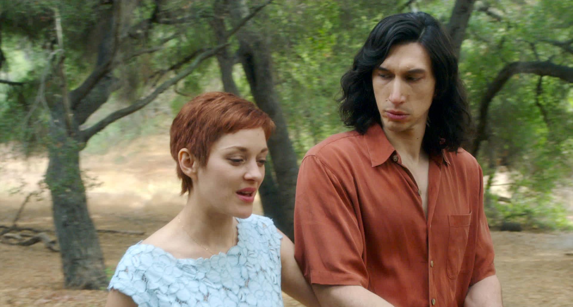 Marion Cotillard and Adam Driver in Annette (2021)