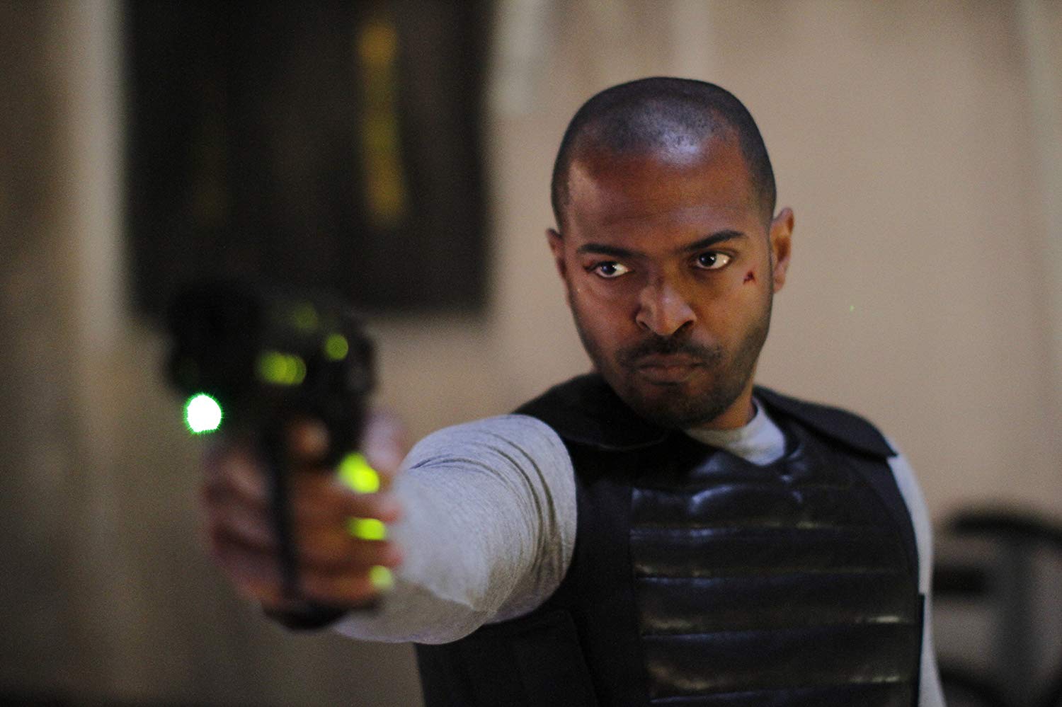 Noel Clarke (also the film's director) as a man facing a baffling series of temporal jumps in The Anomaly (2014)