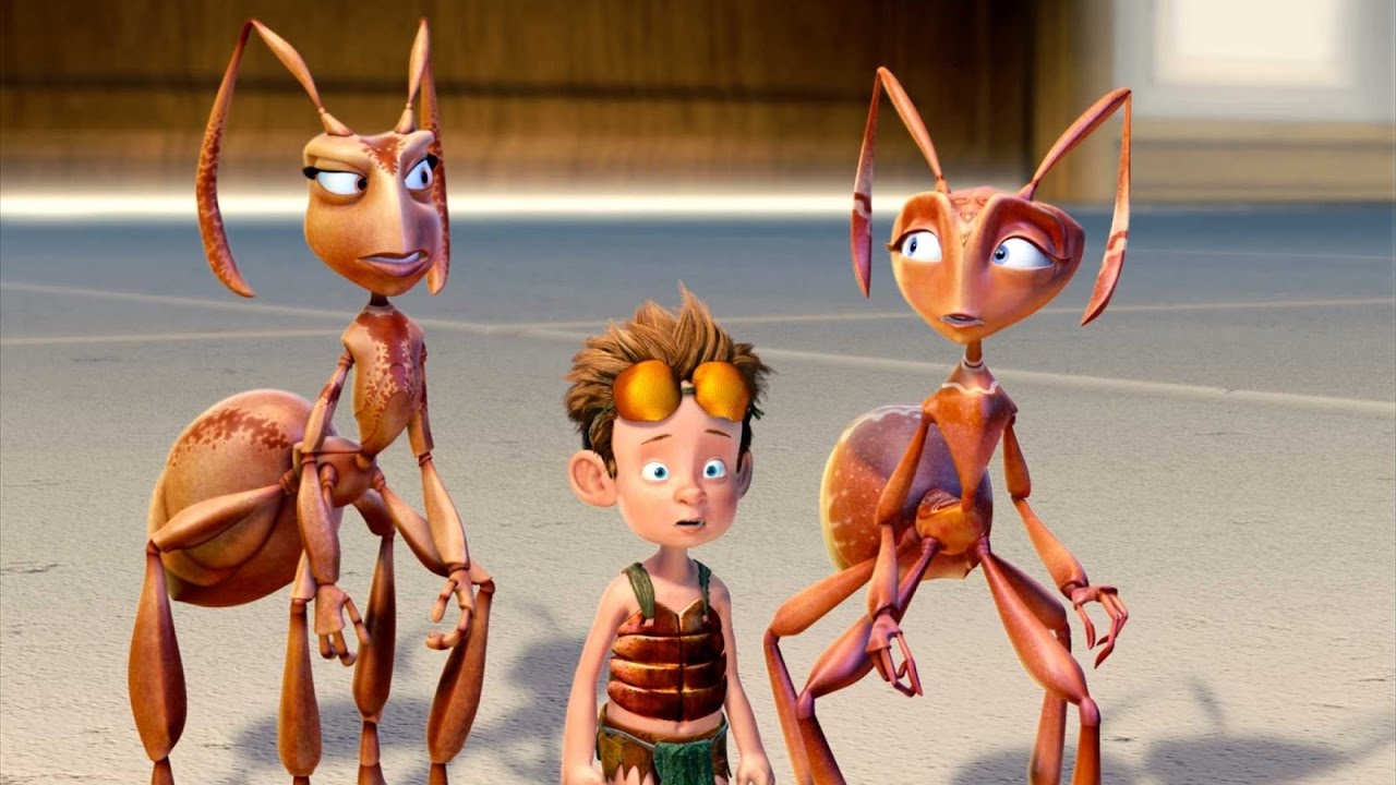 Young Lucas (voiced by Zach Tyler Eisen) among the ants in The Ant Bully (2006)