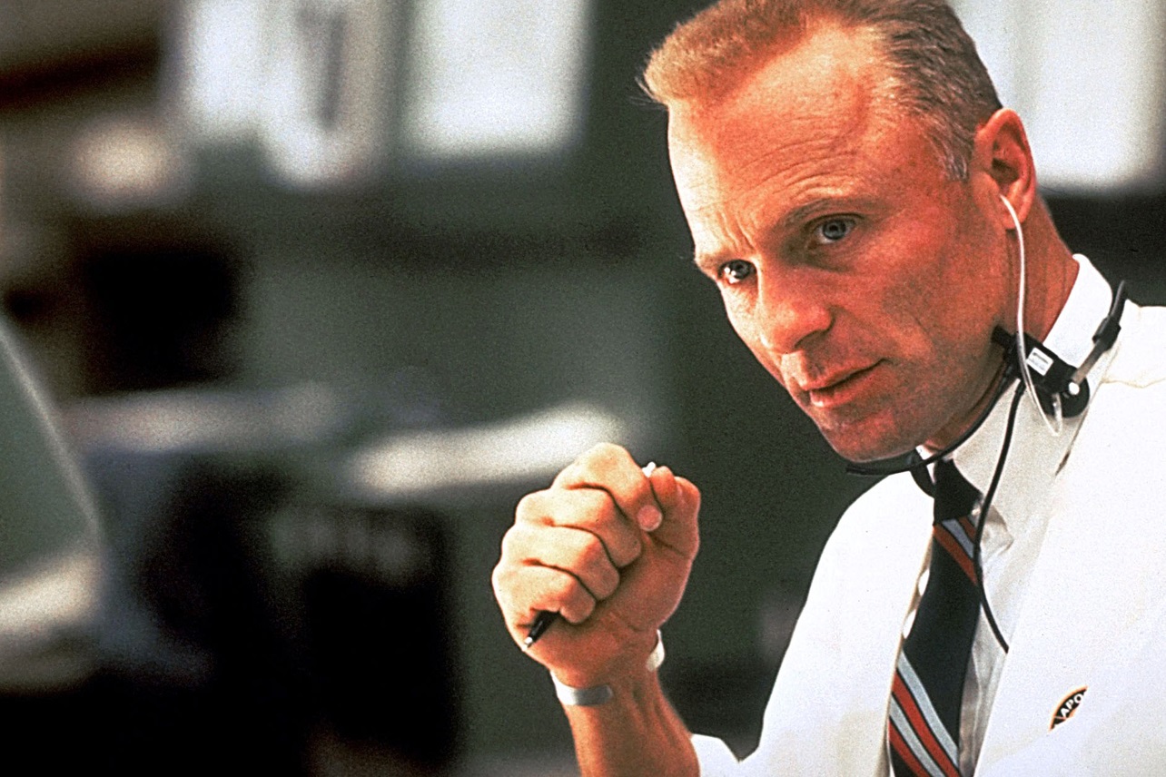 Mission controller Gene Krantz (Ed Harris) in Apollo 13 (1995)