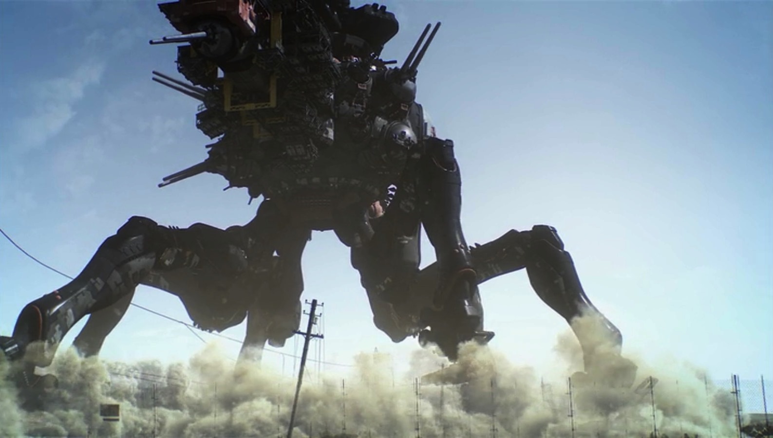 The massive battle machine in Appleseed Alpha (2014)