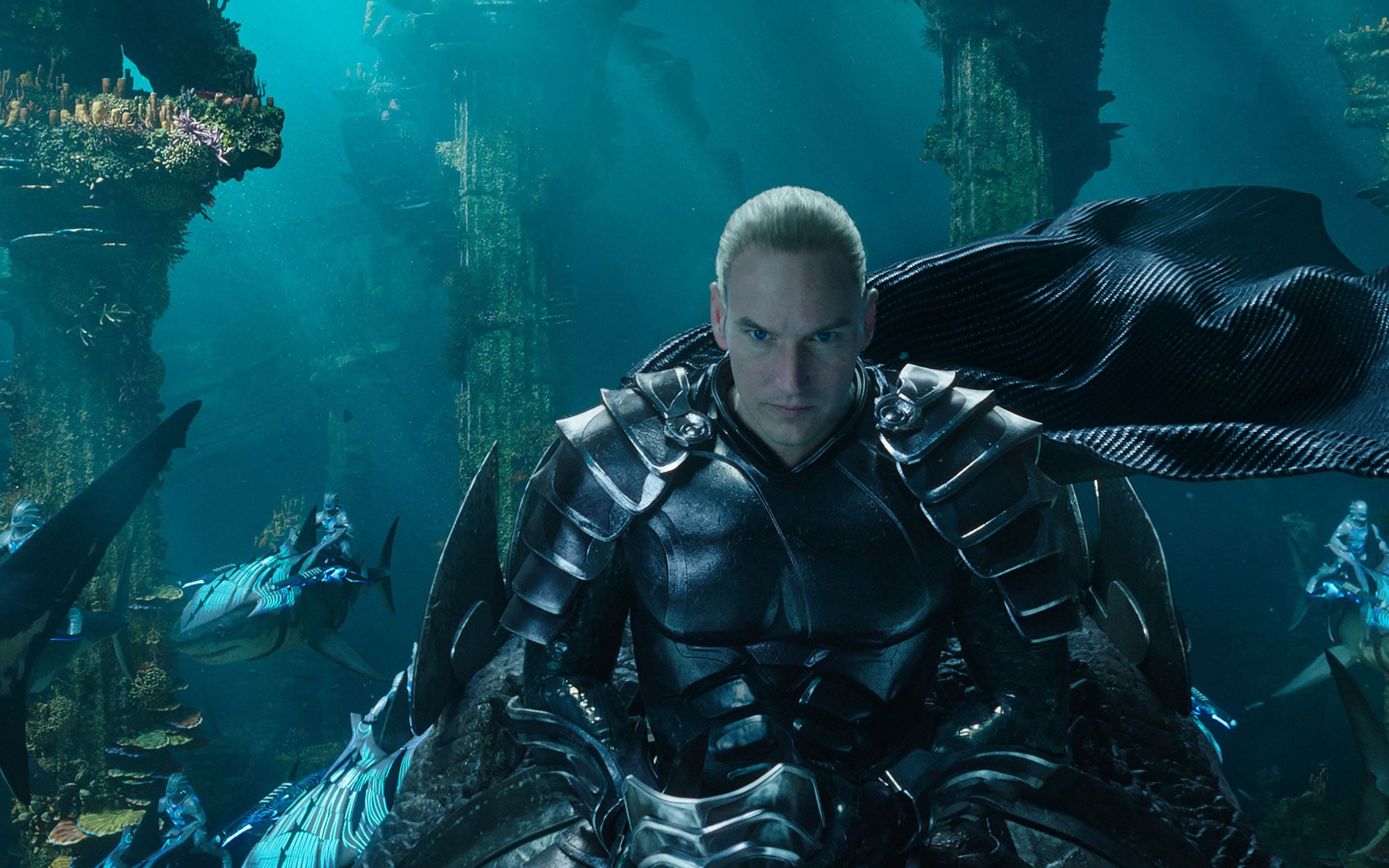 Patrick Wilson as Aquaman's brother Orm in Aquaman (2018)