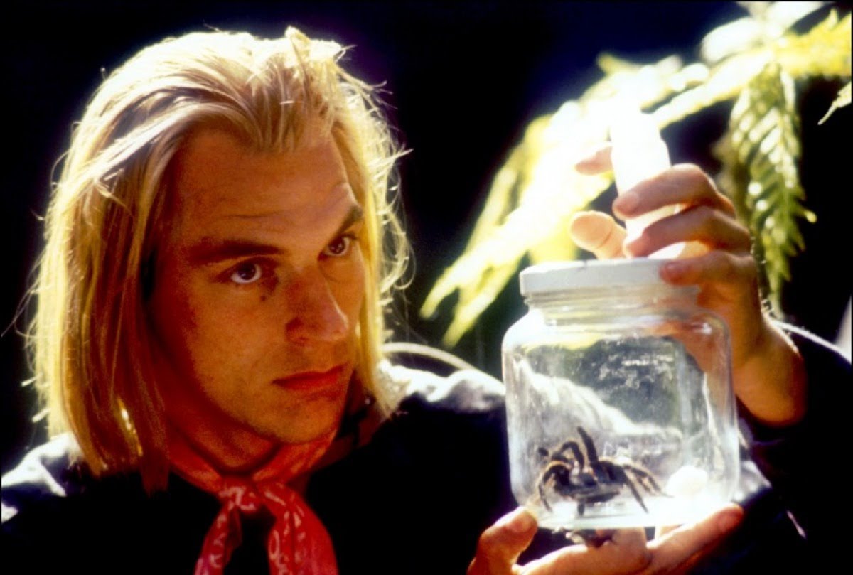 Entomologist Julian Sands and spider friend in Arachnophobia (1990)