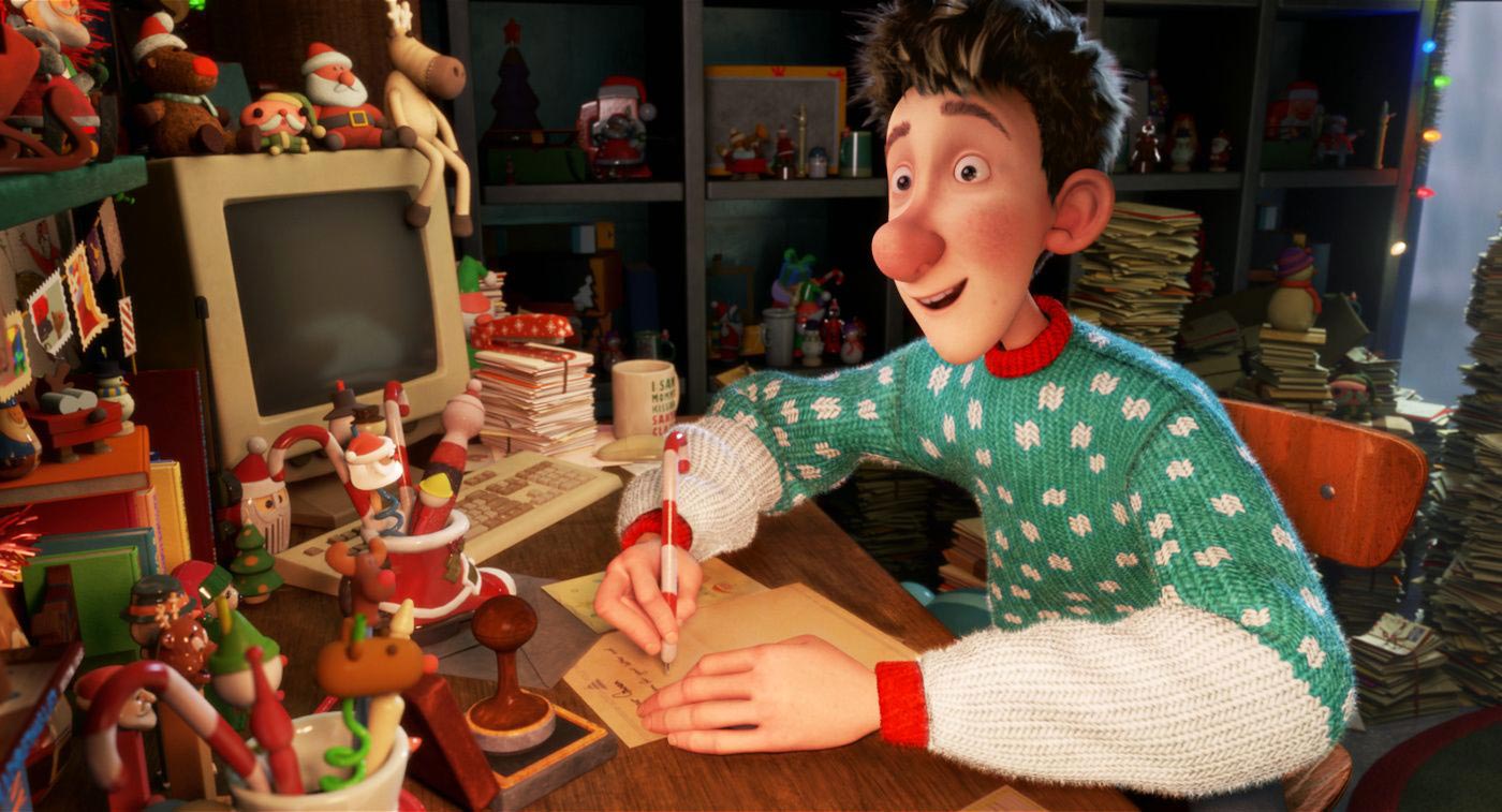 Santa's son Arthur (voiced by James McAvoy) in Arthur Christmas (2011)