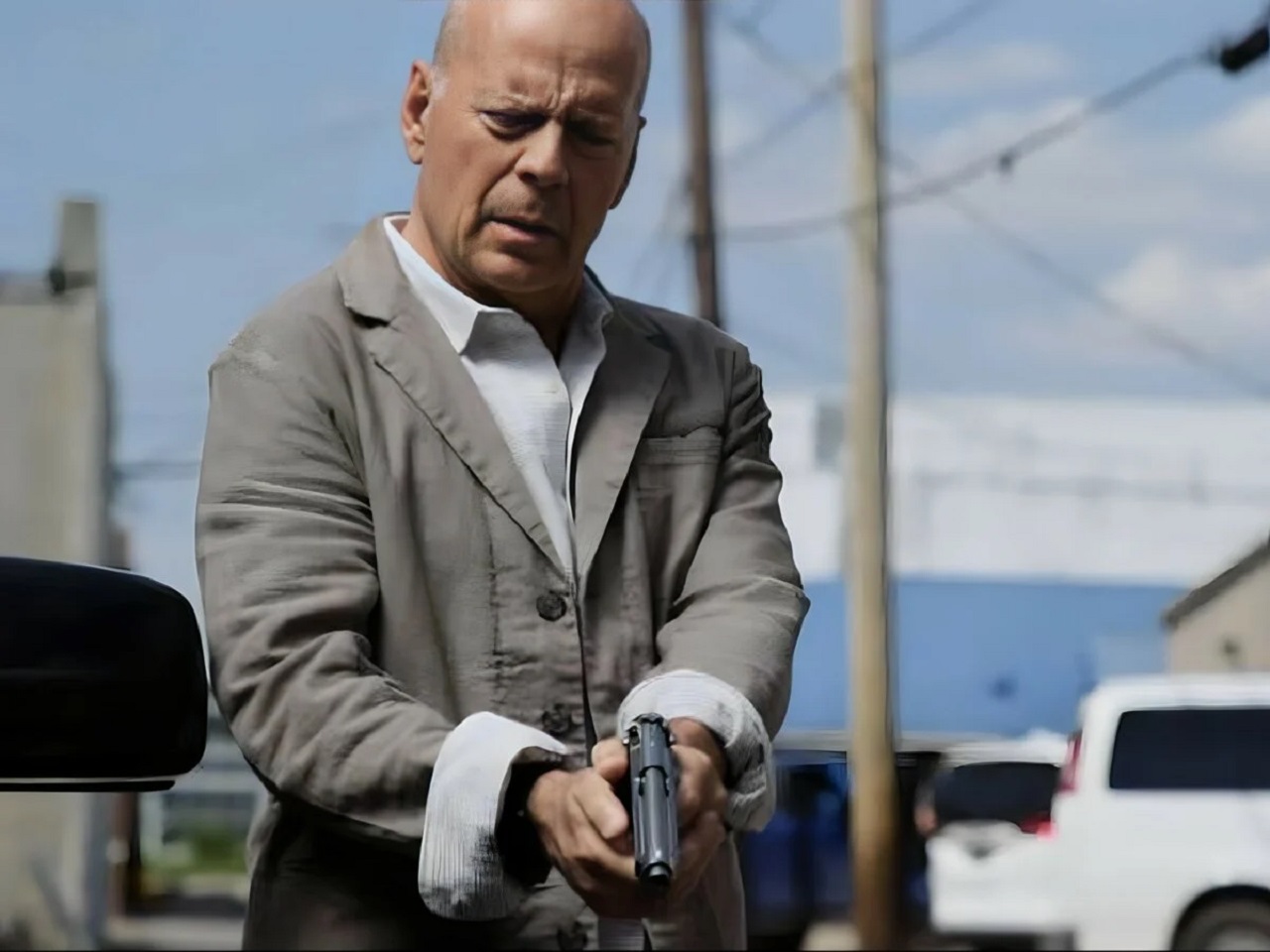Bruce Willis as Valmora in Assassin (2023)