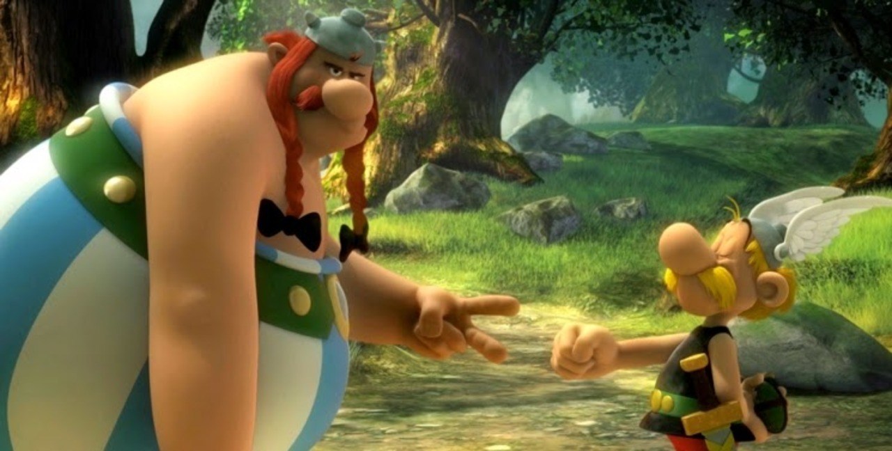 Obelix and Asterix in Asterix: The Mansion of the Gods (2014)