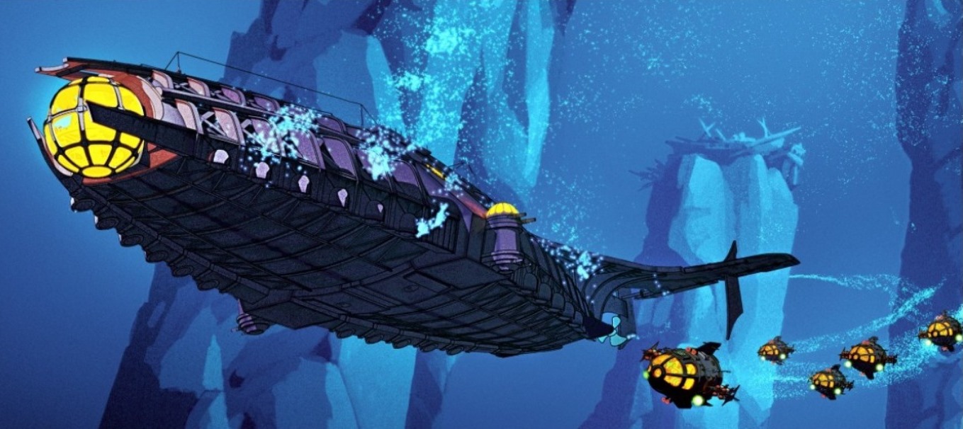 The submarine Ulysses in Atlantis: The Lost Empire (2001)