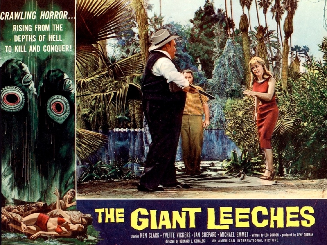 Bruno VeSota, Yvette Vickers, Michael Emmett in Attack of the Giant Leeches (1959) 4