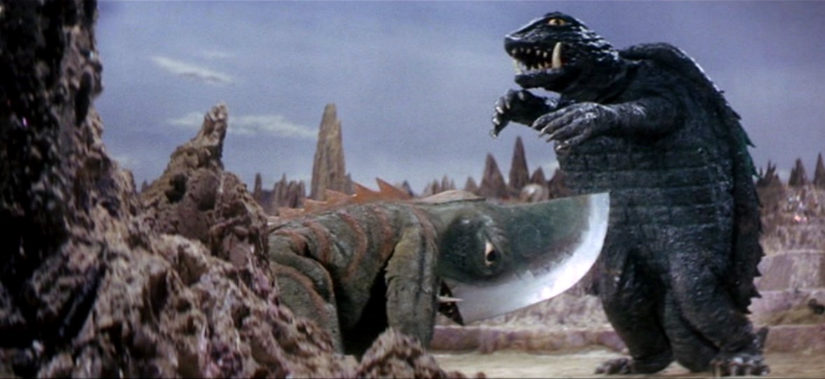 Gamera vs Guiron in Attack of the Monsters (1969)