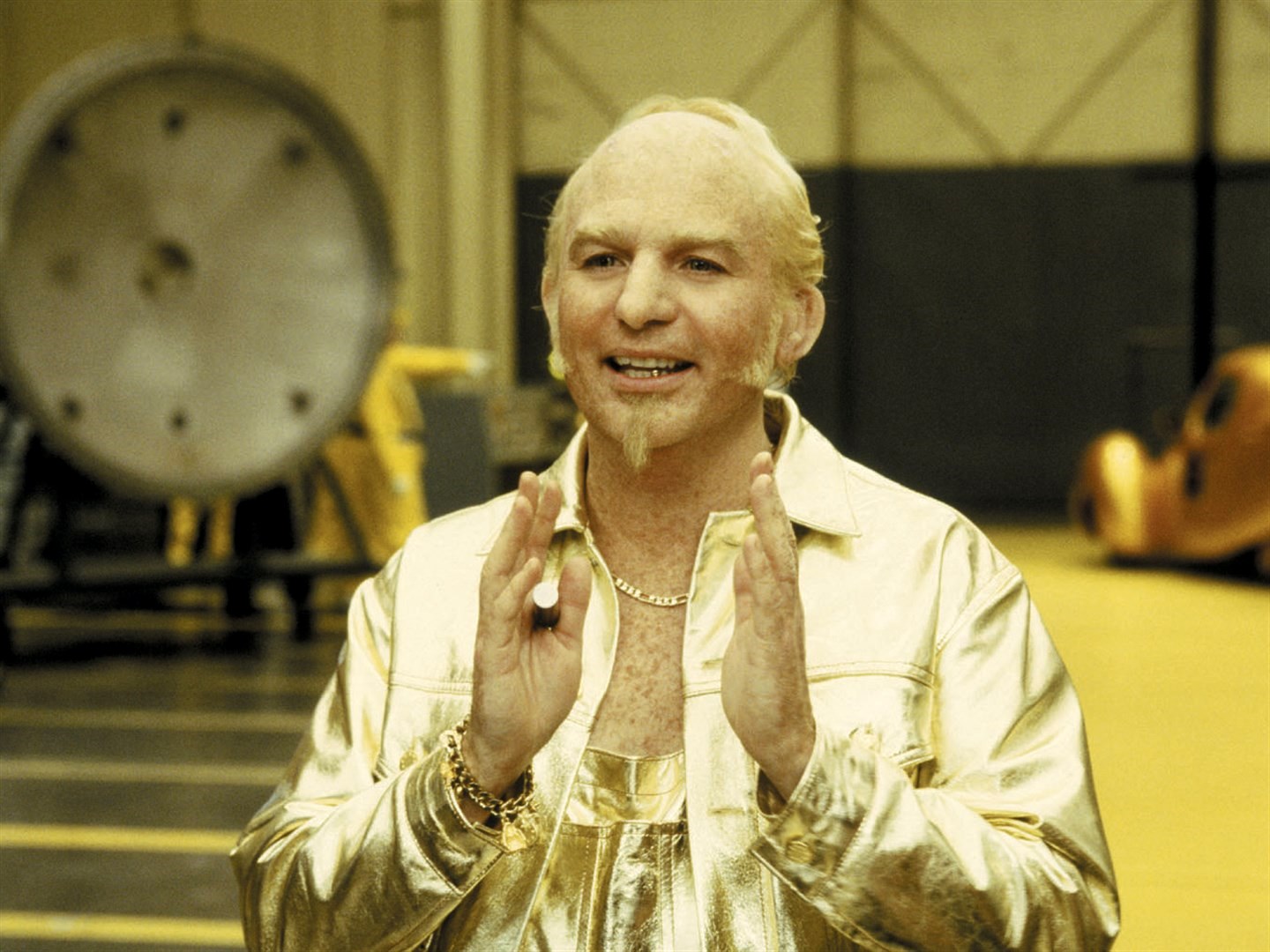 Mike Myers as the Dutch villain Johan van der Smut aka Goldmember in Austin Powers in Goldmember (2002)