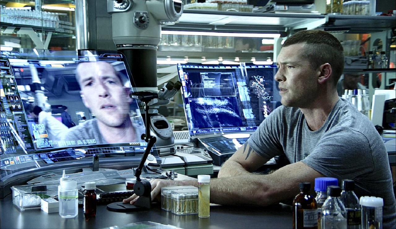 Sam Worthington as Jake Scully in Avatar (2009)