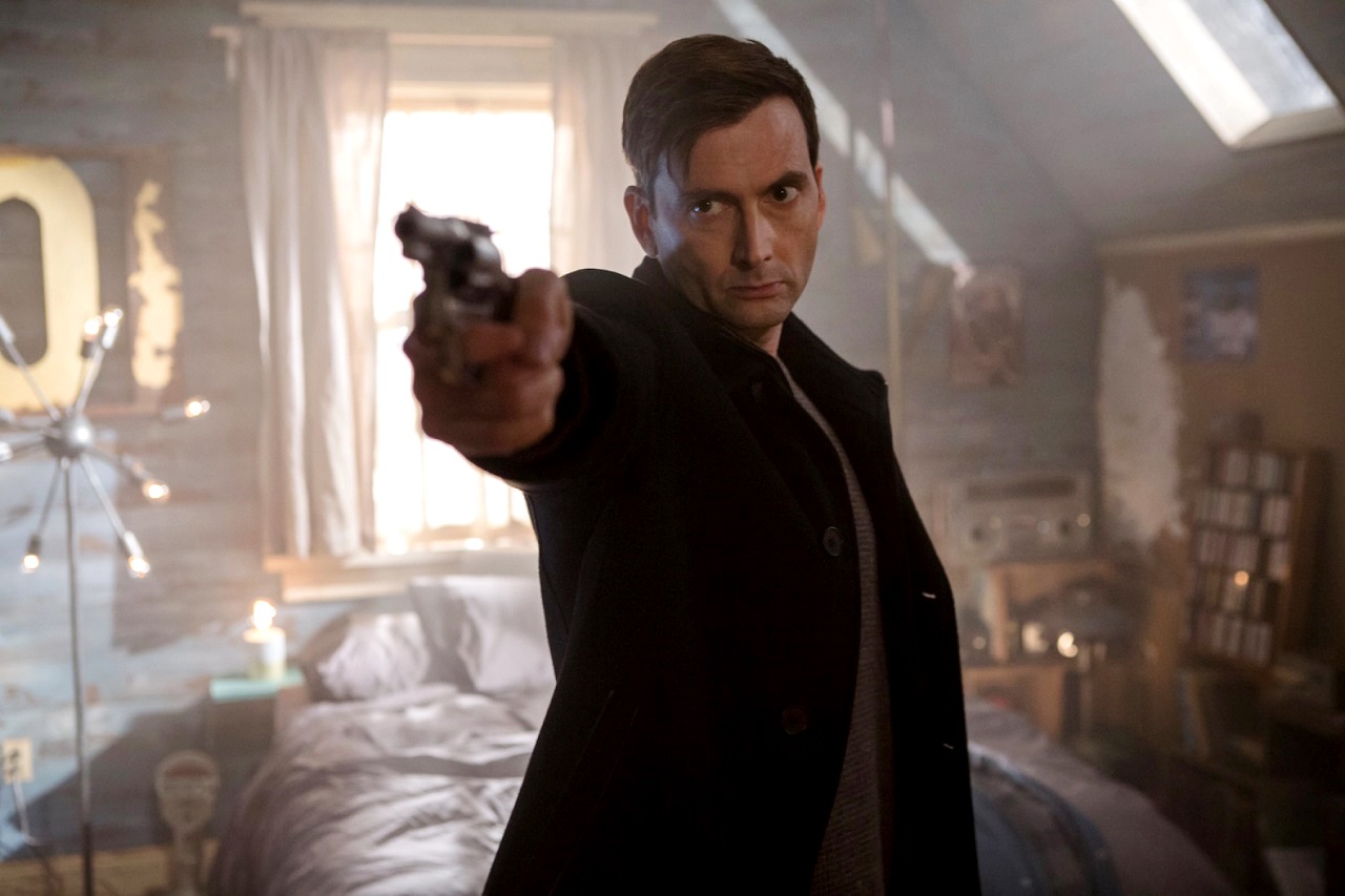 David Tennant as serial killer Cale Erendreich in Bad Samaritan (2018)