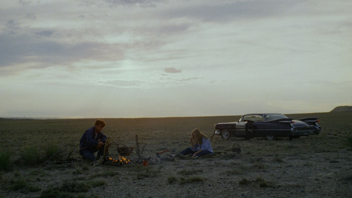 Martin Sheen, Sissy Spacek - innocents adrift in an Edenic landscape in Badlands (1973) 