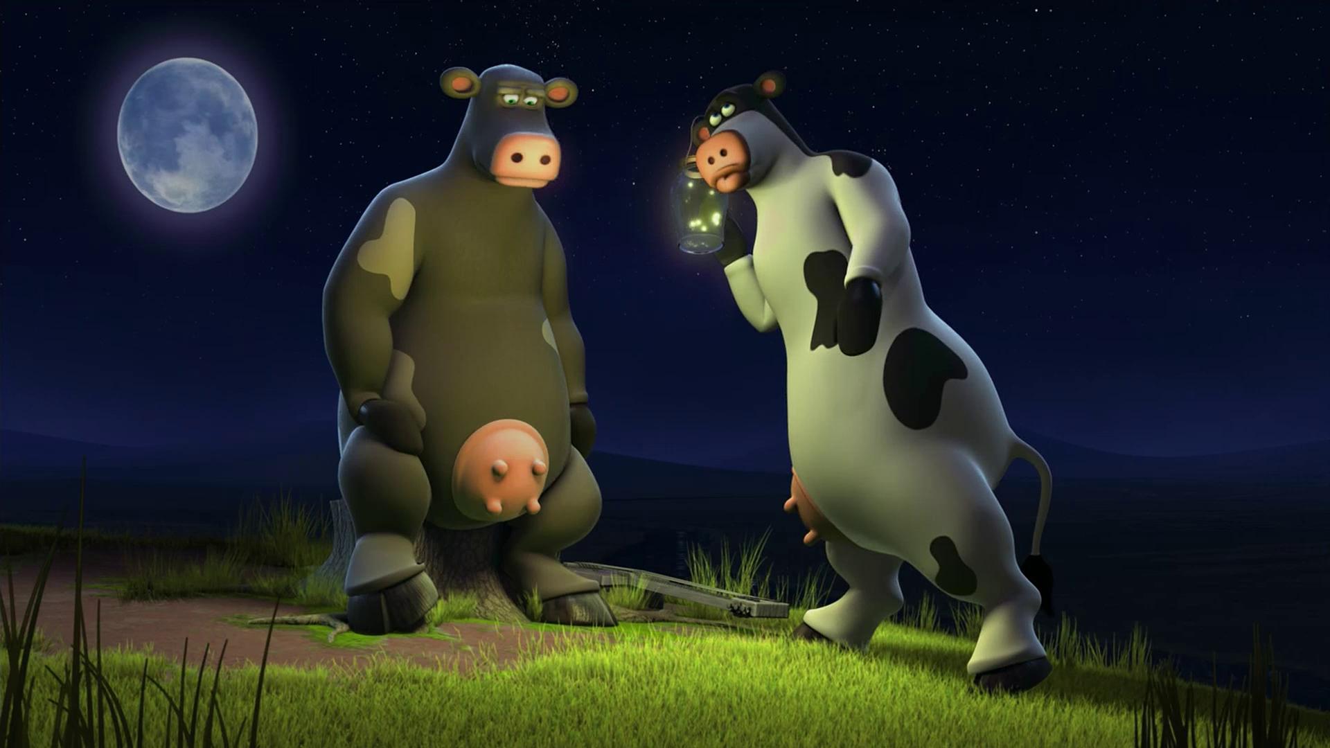 Talking cows in Barnyard (2006)