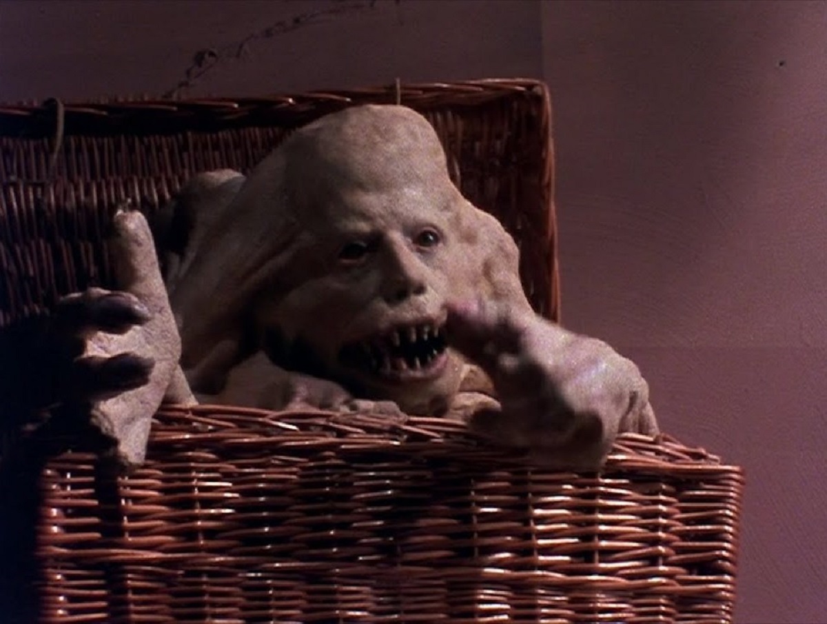 Belial in his basket in Basket Case (1982)