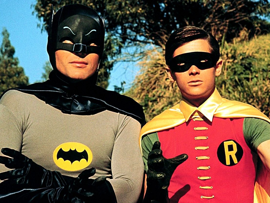 Batman (Adam West) and Robin (Burt Ward) in Batman (1966)