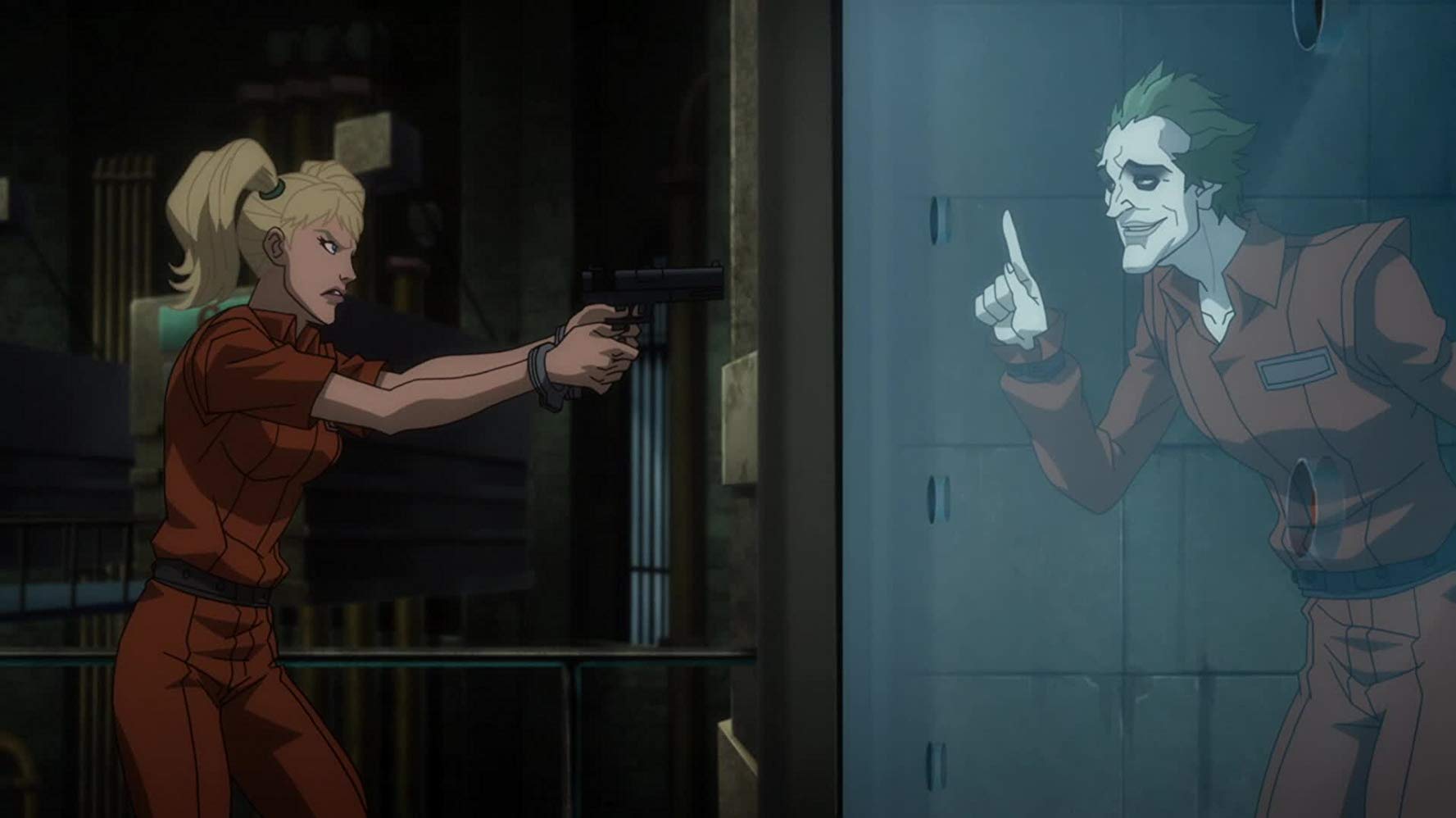 Harley Quinn reunites with The Joker in Batman Assault on Arkham (2014) 