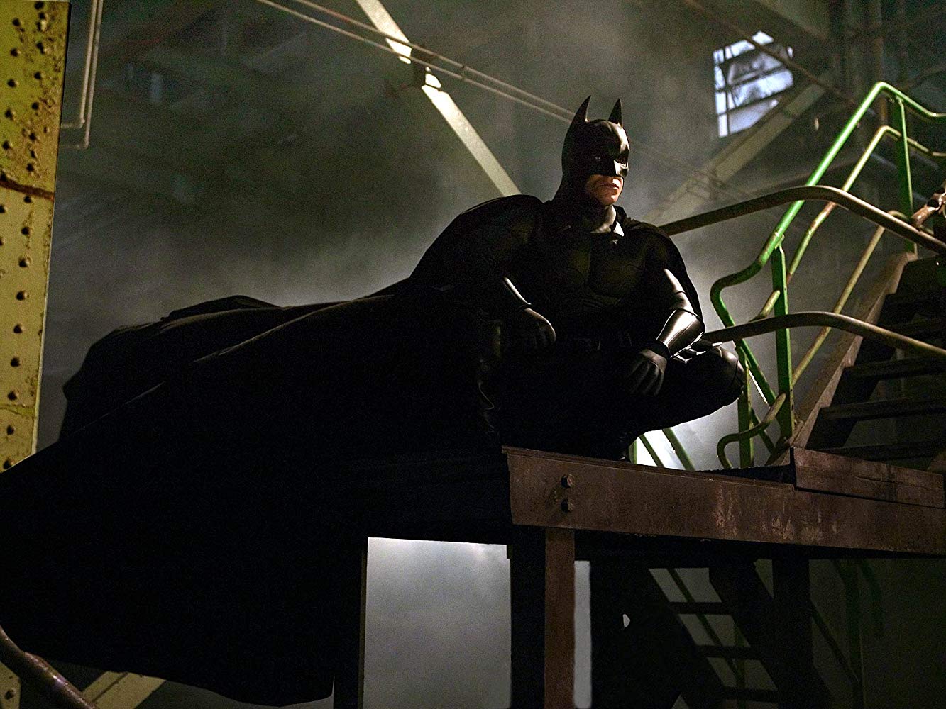 Christian Bale as Batman in Batman Begins (2005) 