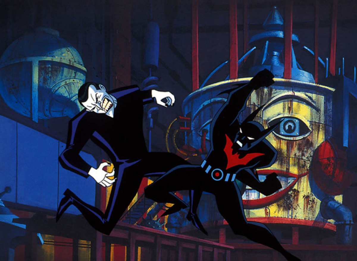 Batman fights The Joker in Batman Beyond Return of the Joker (2000)