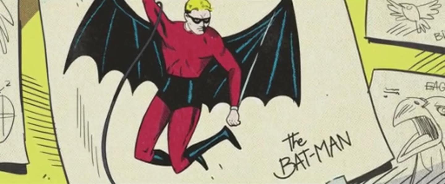 Bob Kane's original conception for Batman IN Batman & Bill (2017)