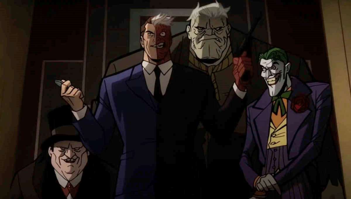 The Penguin, Two-Face, Solomon Grundy and The Joker in Batman: The Long Halloween Part Two (2021) 1