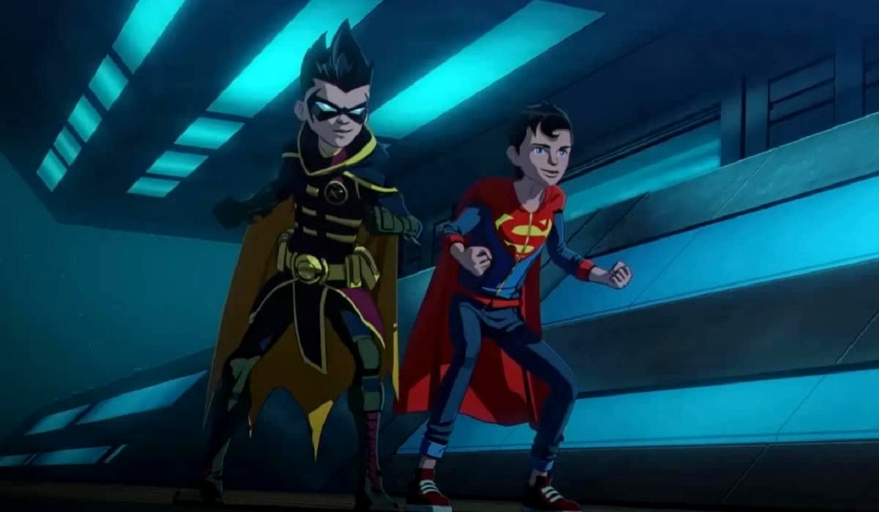 The Super Sons - Damian Wayne (Jack Griffo) and Jonathan Kent (Jack Dylan Grazer) in Batman and Superman Battle of the Super Sons 