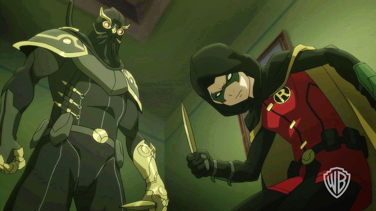 Damian inducted into the Court of Owls in Batman vs. Robin (2015)