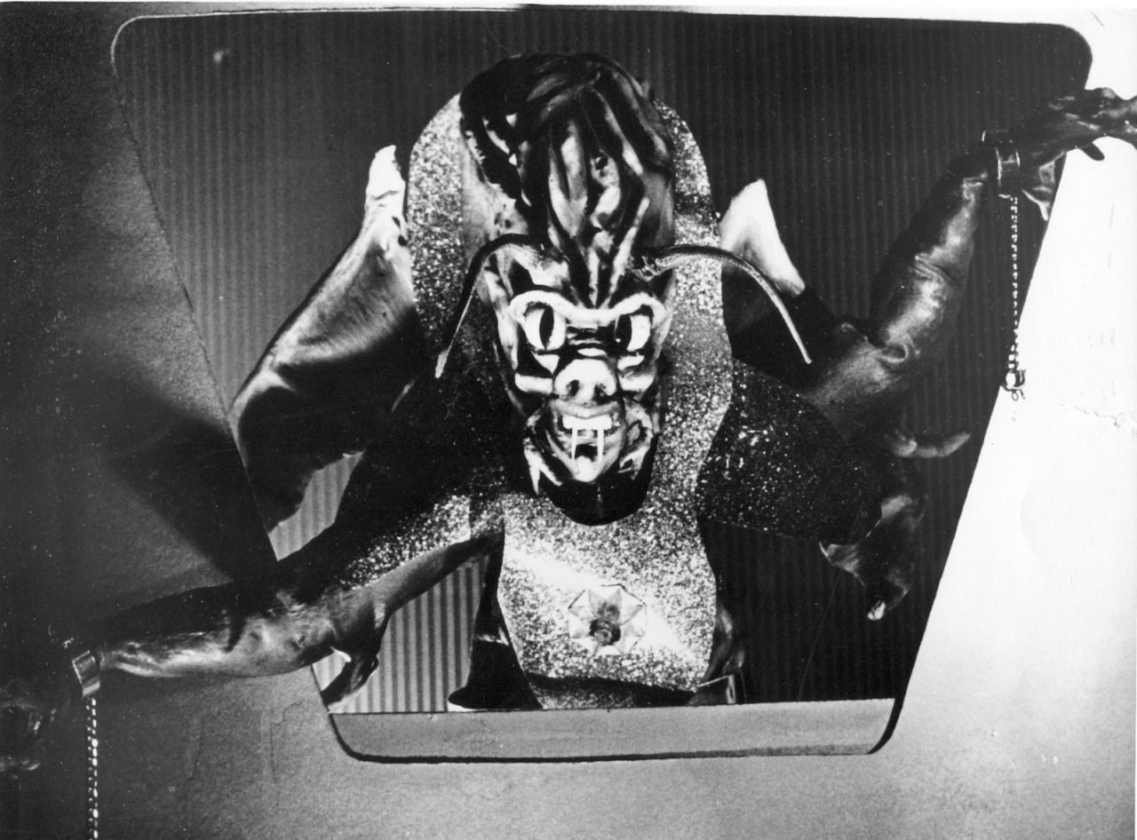 The alien invader in The Beast with a Million Eyes (1955)