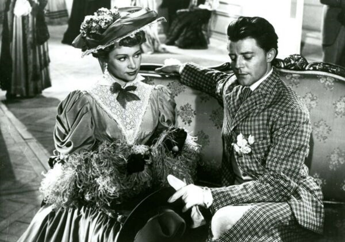 Daydreamer Gerard Phillipe and his love Martine Carol in Beauties of the Night (1952)
