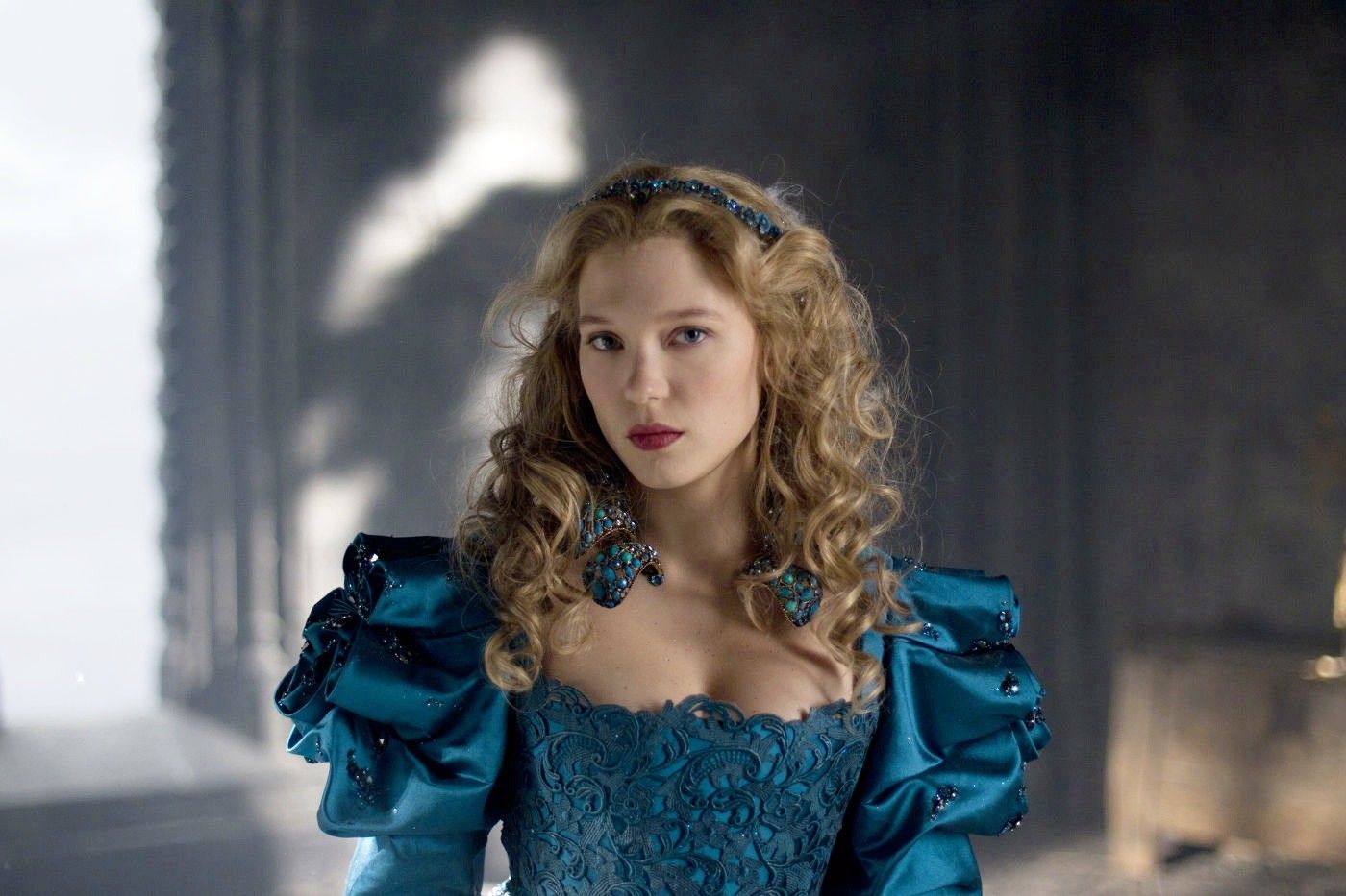 Lea Seydoux as Belle in Beauty and the Beast (2014)